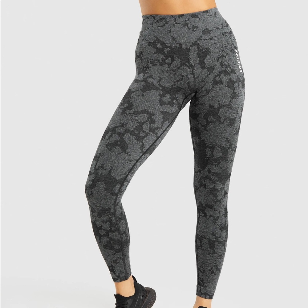 Gymshark Adapt V2 Camo Seamless Leggings Black